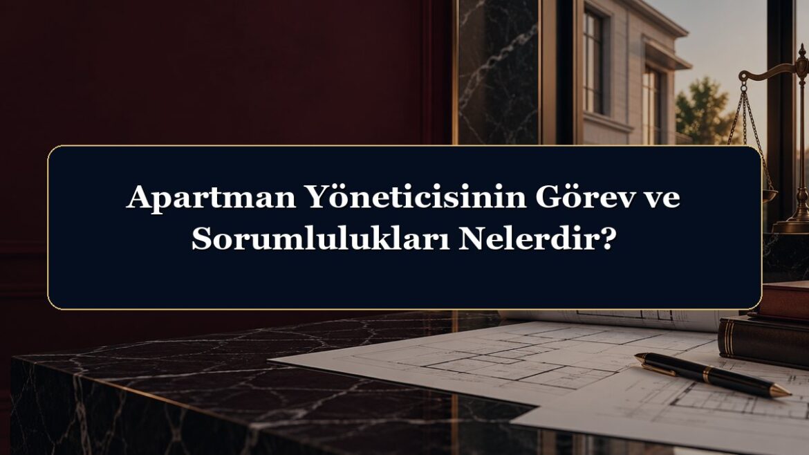 Apartman Yöneticisinin Görev ve Sorumlulukları Nelerdir?