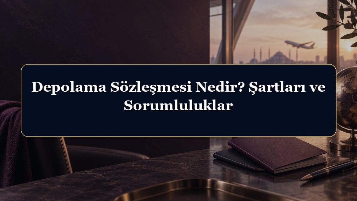 Depolama Sözleşmesi Nedir? Şartları ve Sorumluluklar