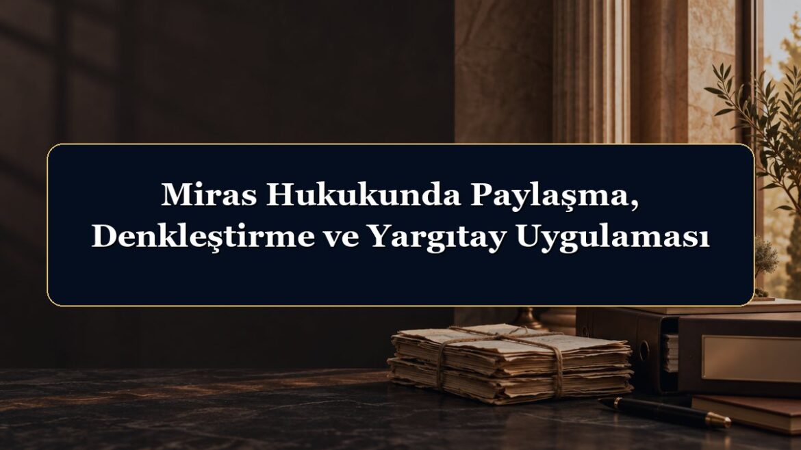 Miras Hukukunda Paylaşma, Denkleştirme ve Yargıtay Uygulaması