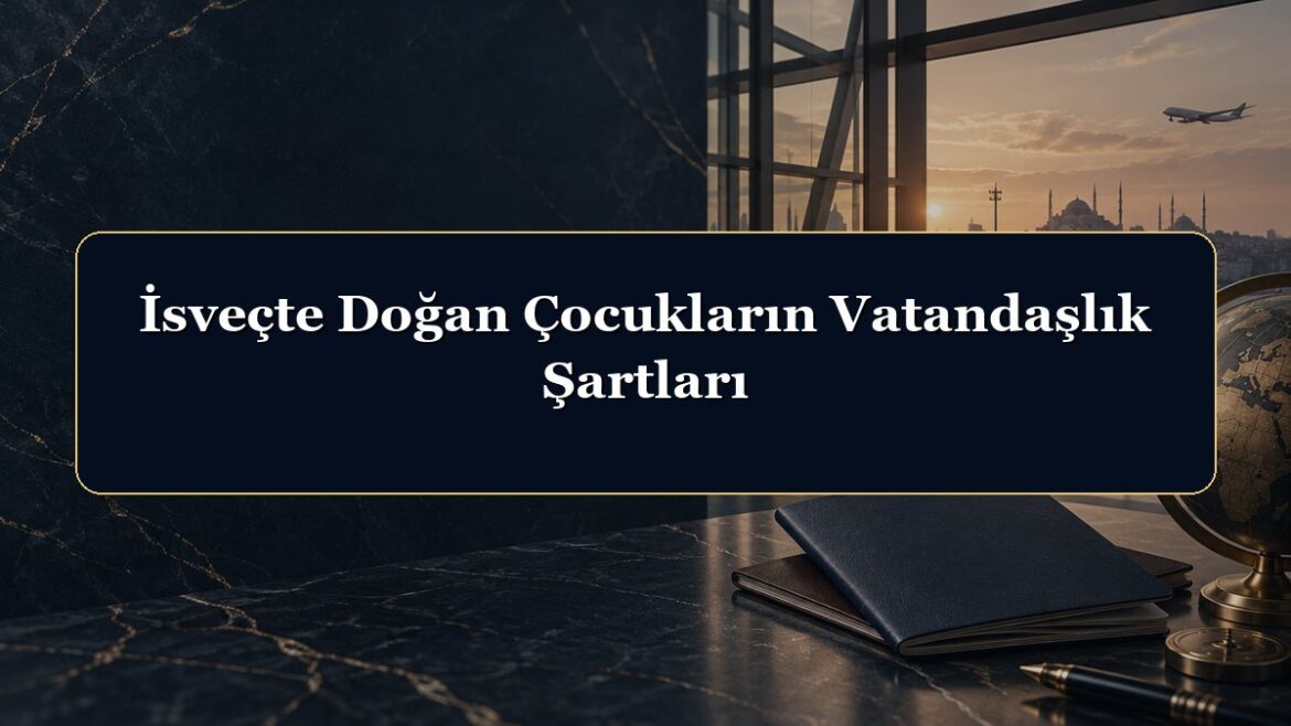 İsveçte Doğan Çocukların Vatandaşlık Şartları