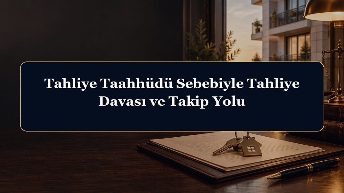 Tahliye Taahhüdü Sebebiyle Tahliye Davası ve Takip Yolu