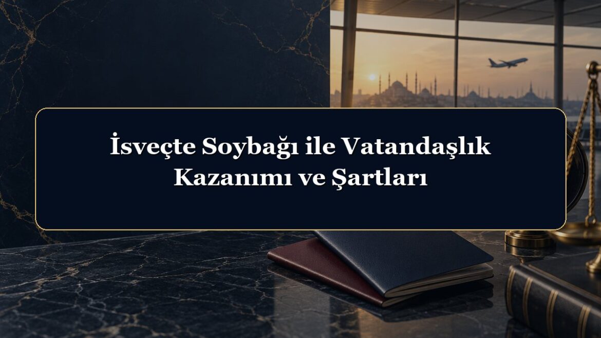 İsveçte Soybağı ile Vatandaşlık Kazanımı ve Şartları