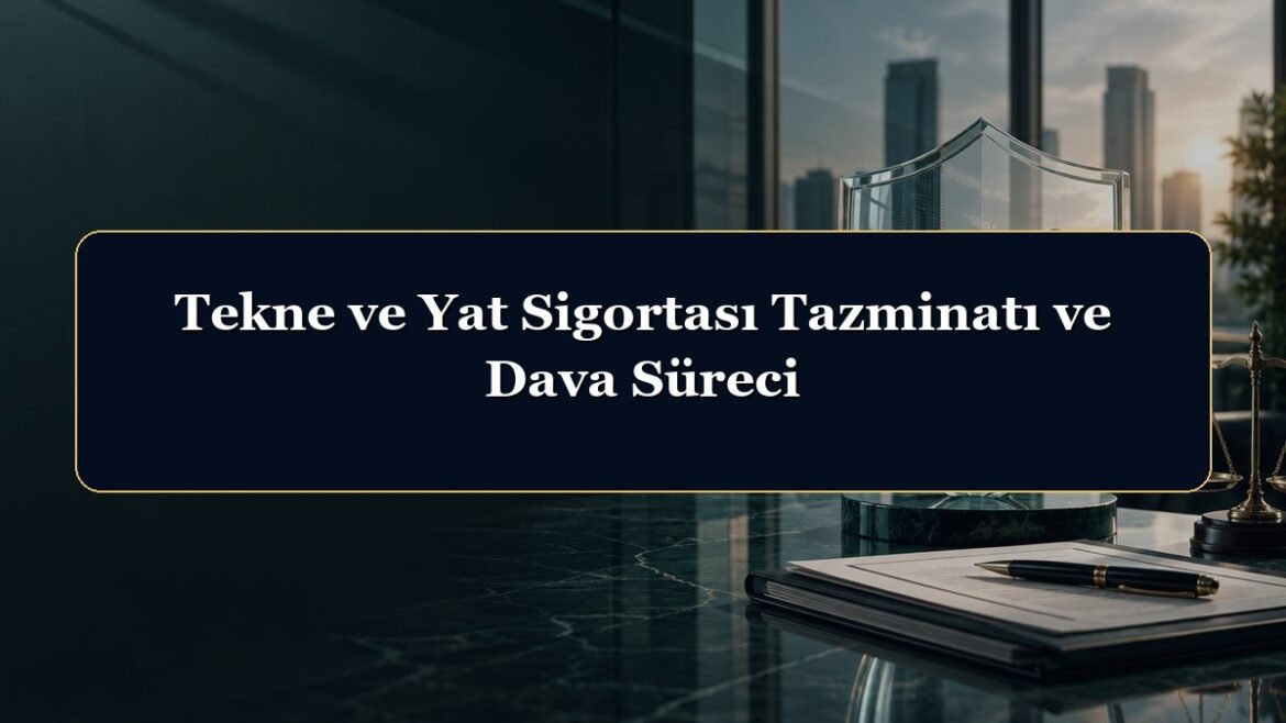 Tekne ve Yat Sigortası Tazminatı ve Dava Süreci