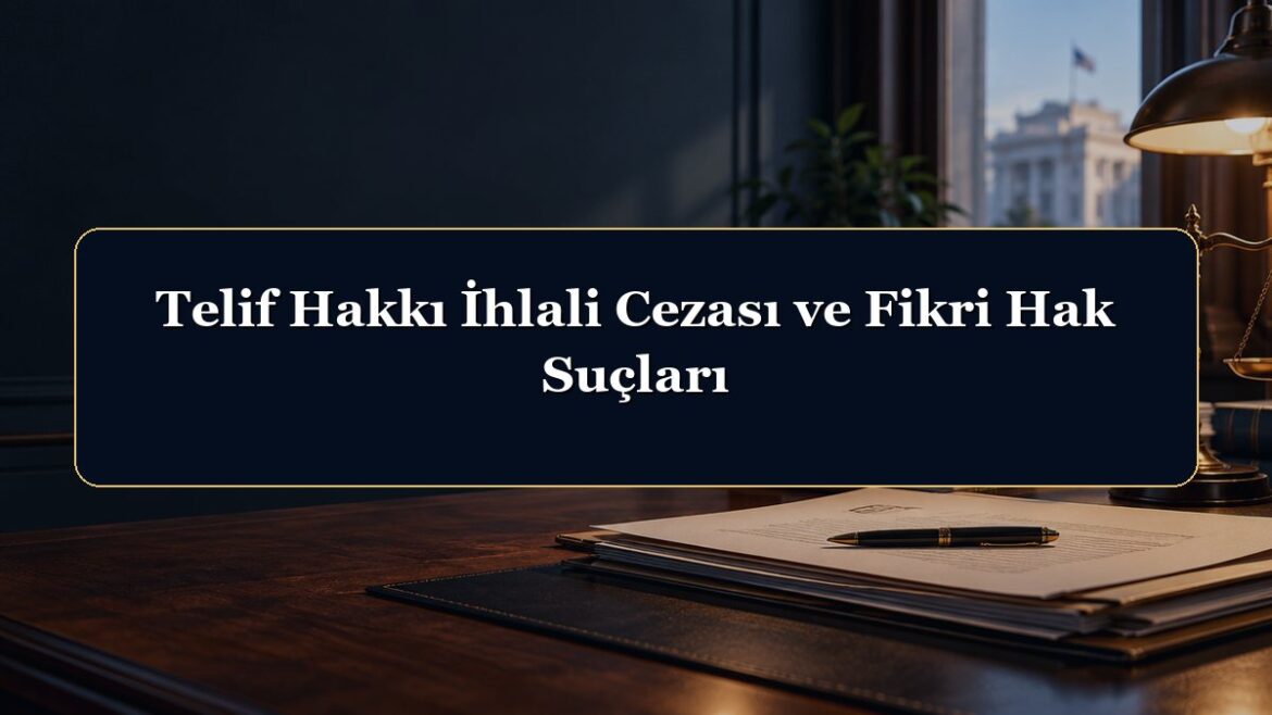 Telif Hakkı İhlali Cezası ve Fikri Hak Suçları