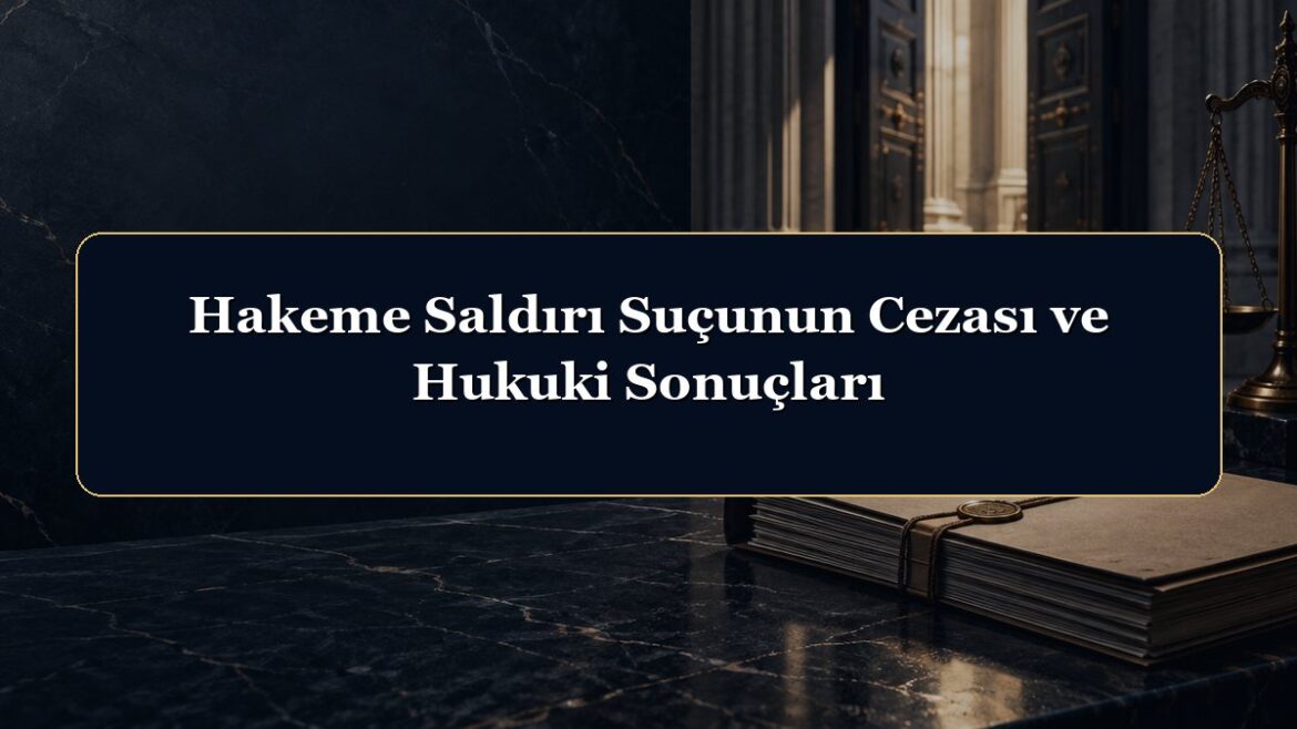 Hakeme Saldırı Suçunun Cezası ve Hukuki Sonuçları