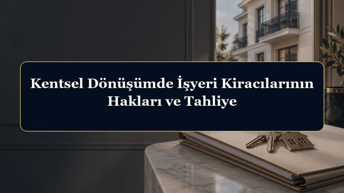 Kentsel Dönüşümde İşyeri Kiracılarının Hakları ve Tahliye