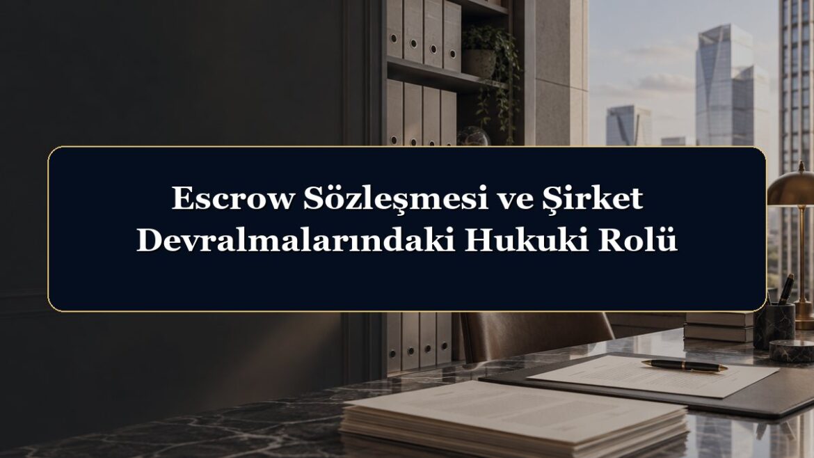 Escrow Sözleşmesi ve Şirket Devralmalarındaki Hukuki Rolü