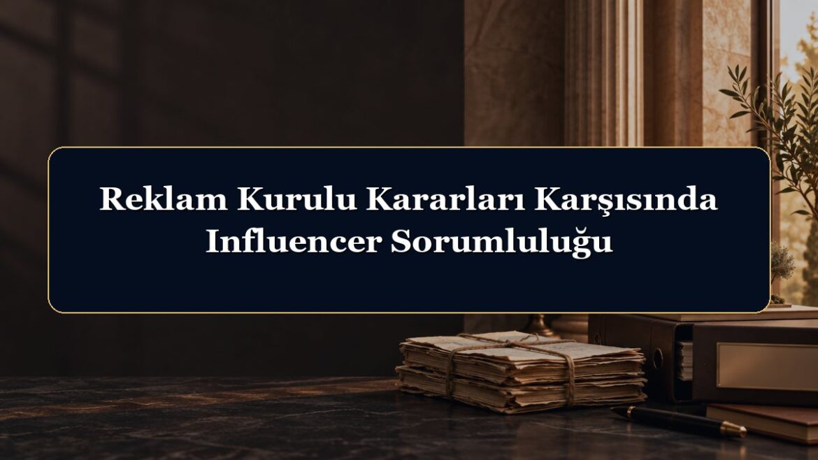 Reklam Kurulu Kararları Karşısında Influencer Sorumluluğu