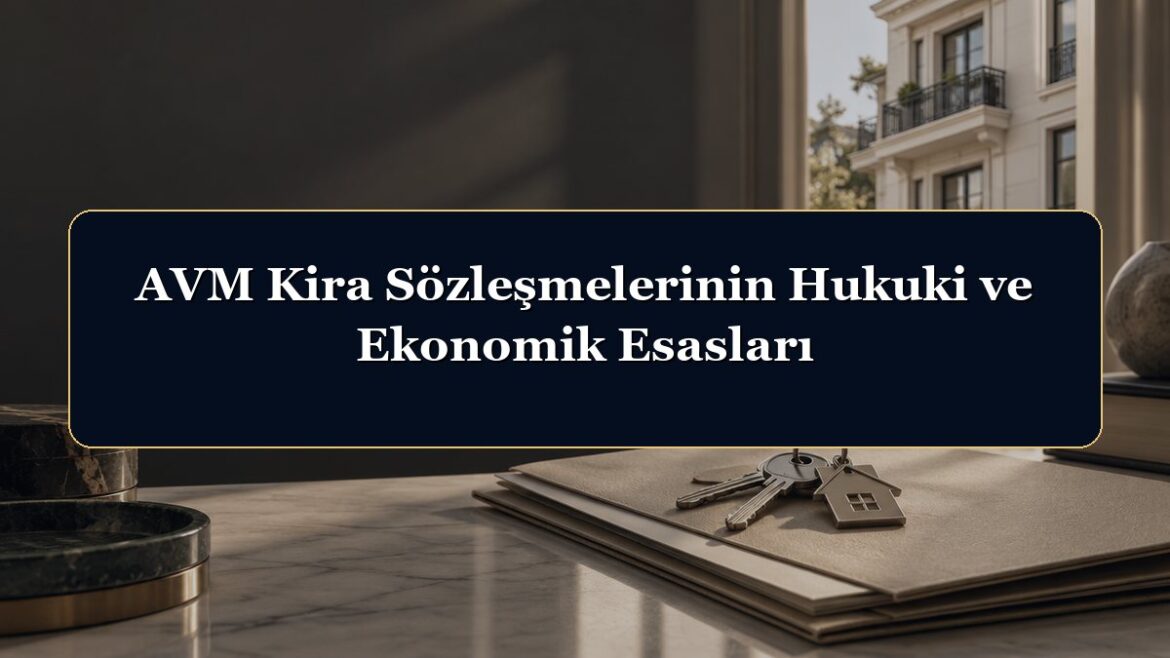 AVM Kira Sözleşmelerinin Hukuki ve Ekonomik Esasları