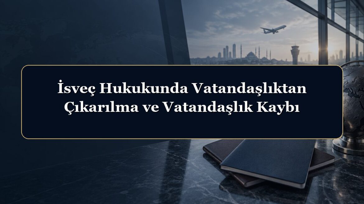 İsveç Hukukunda Vatandaşlıktan Çıkarılma ve Vatandaşlık Kaybı