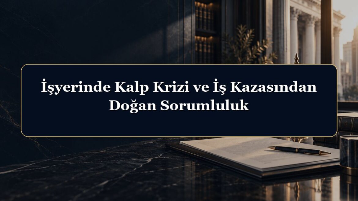 İşyerinde Kalp Krizi ve İş Kazasından Doğan Sorumluluk