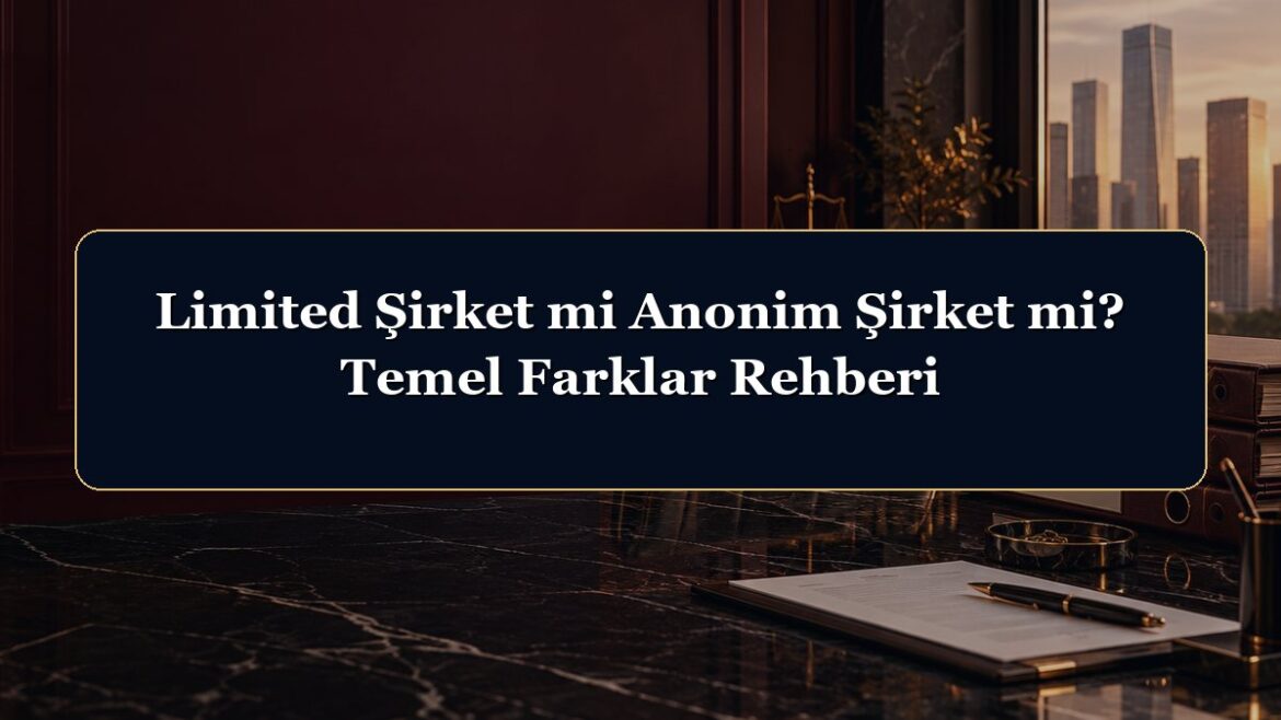 Limited Şirket mi Anonim Şirket mi? Temel Farklar Rehberi