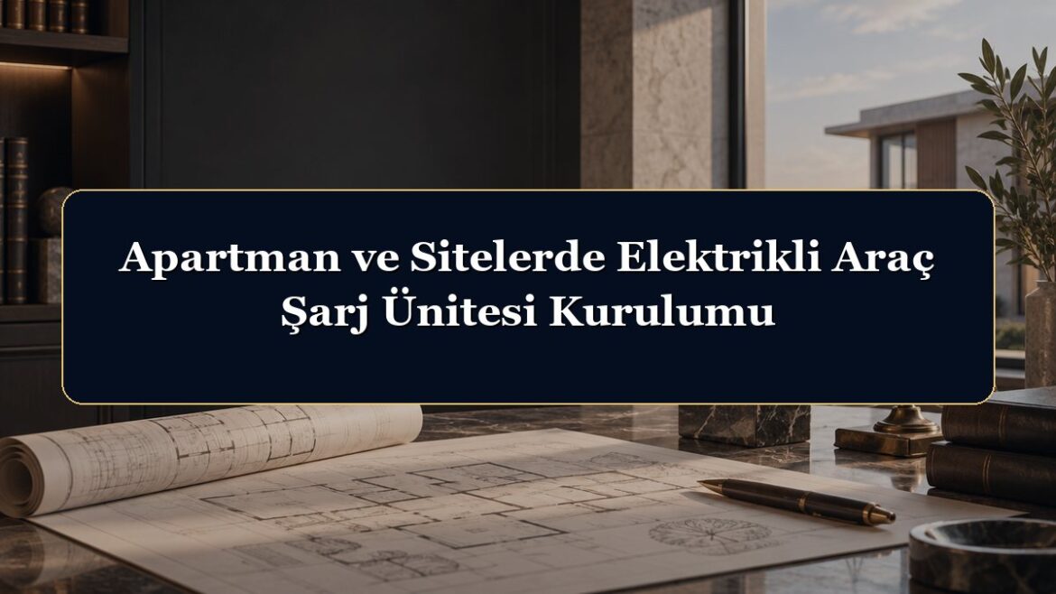 Apartman ve Sitelerde Elektrikli Araç Şarj Ünitesi Kurulumu