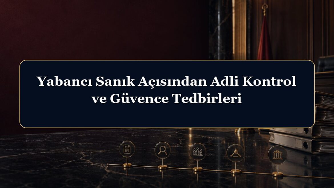 Yabancı Sanık Açısından Adli Kontrol ve Güvence Tedbirleri