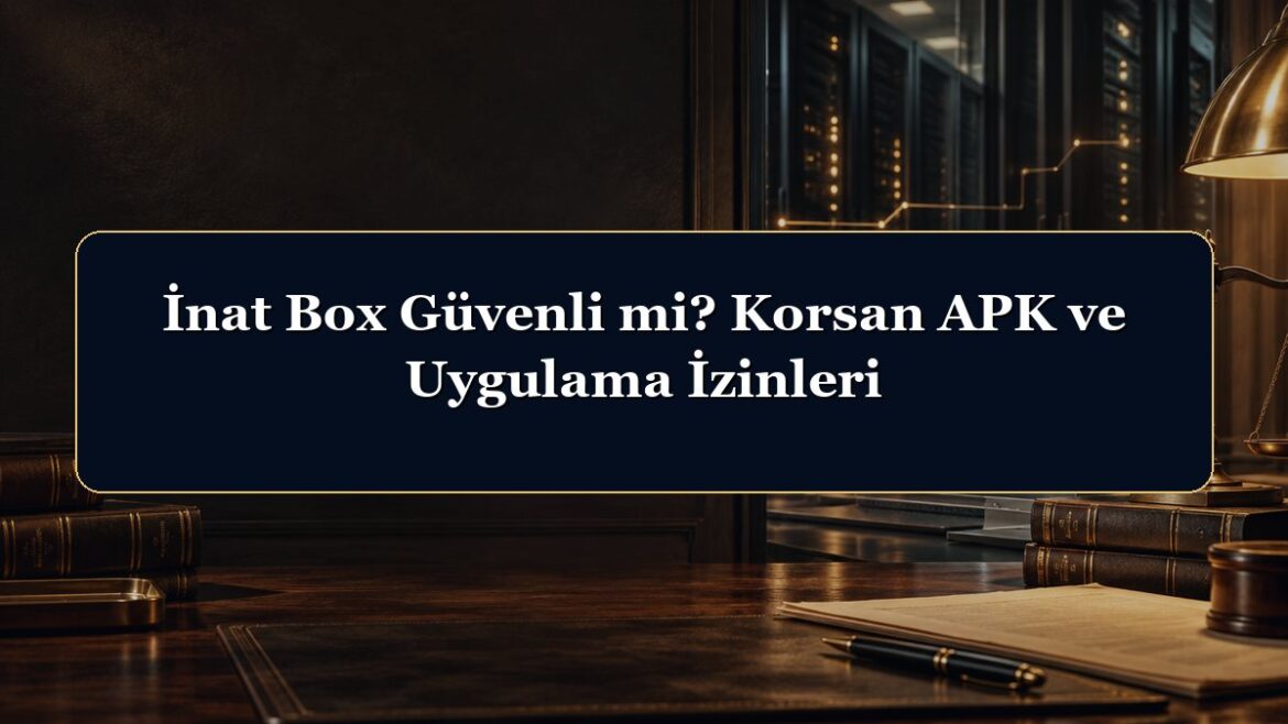 İnat Box Güvenli mi? Korsan APK ve Uygulama İzinleri