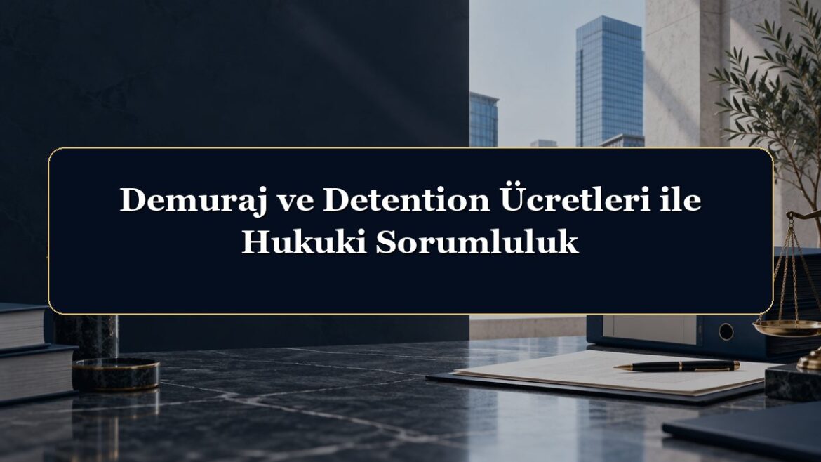Demuraj ve Detention Ücretleri ile Hukuki Sorumluluk