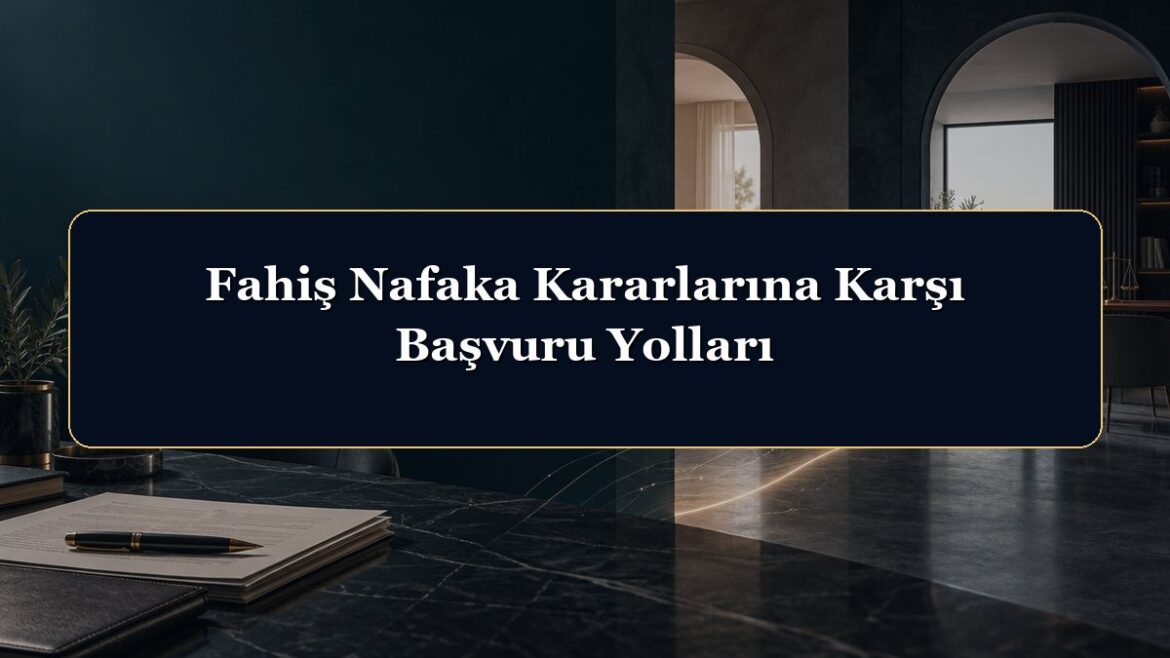 Fahiş Nafaka Kararlarına Karşı Başvuru Yolları