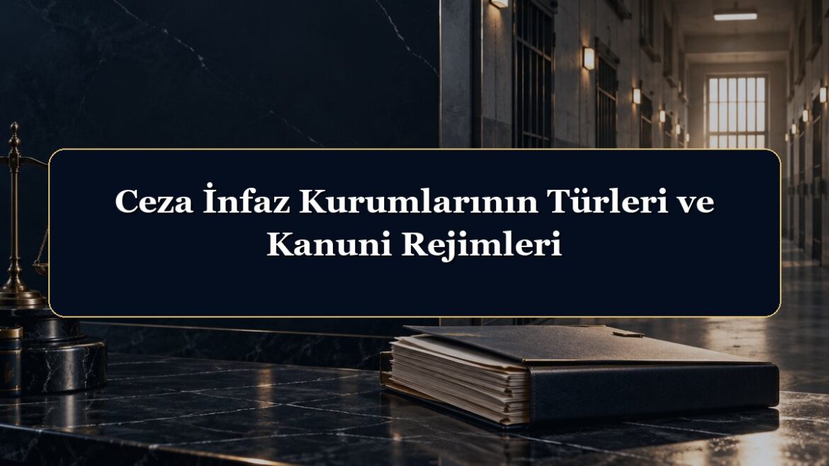 Ceza İnfaz Kurumlarının Türleri ve Kanuni Rejimleri