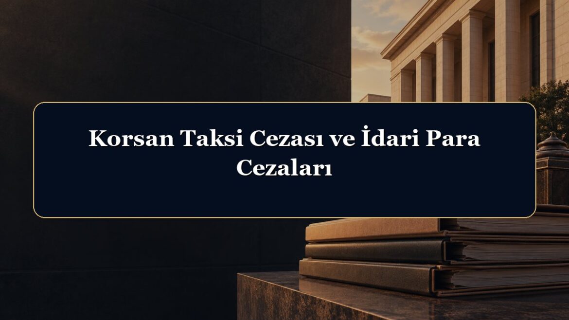 Korsan Taksi Cezası ve İdari Para Cezaları