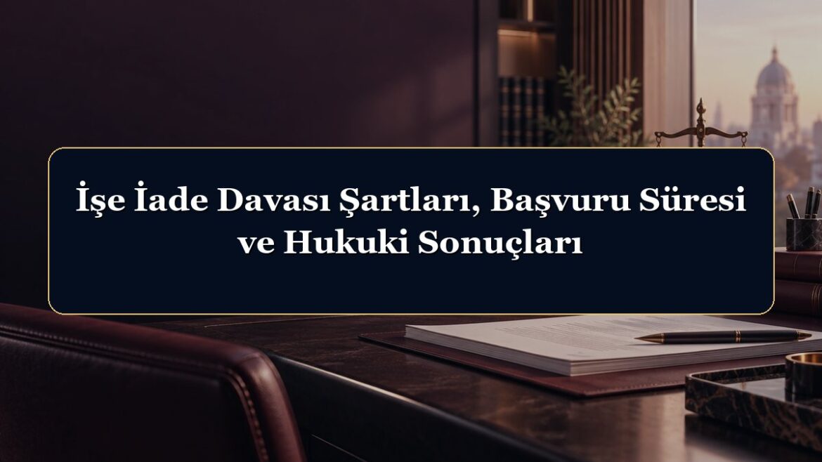 İşe İade Davası Şartları, Başvuru Süresi ve Hukuki Sonuçları