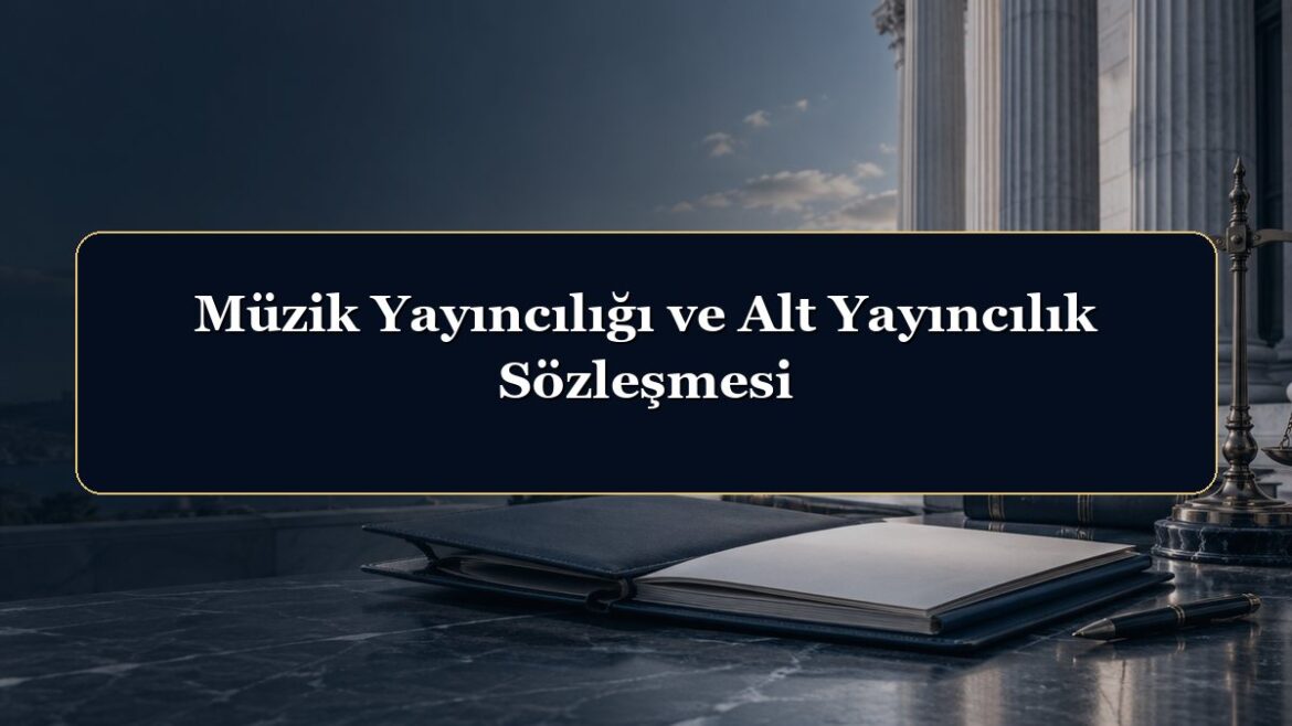 Müzik Yayıncılığı ve Alt Yayıncılık Sözleşmesi