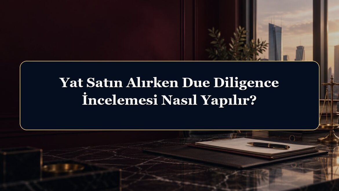 Yat Satın Alırken Due Diligence İncelemesi Nasıl Yapılır?