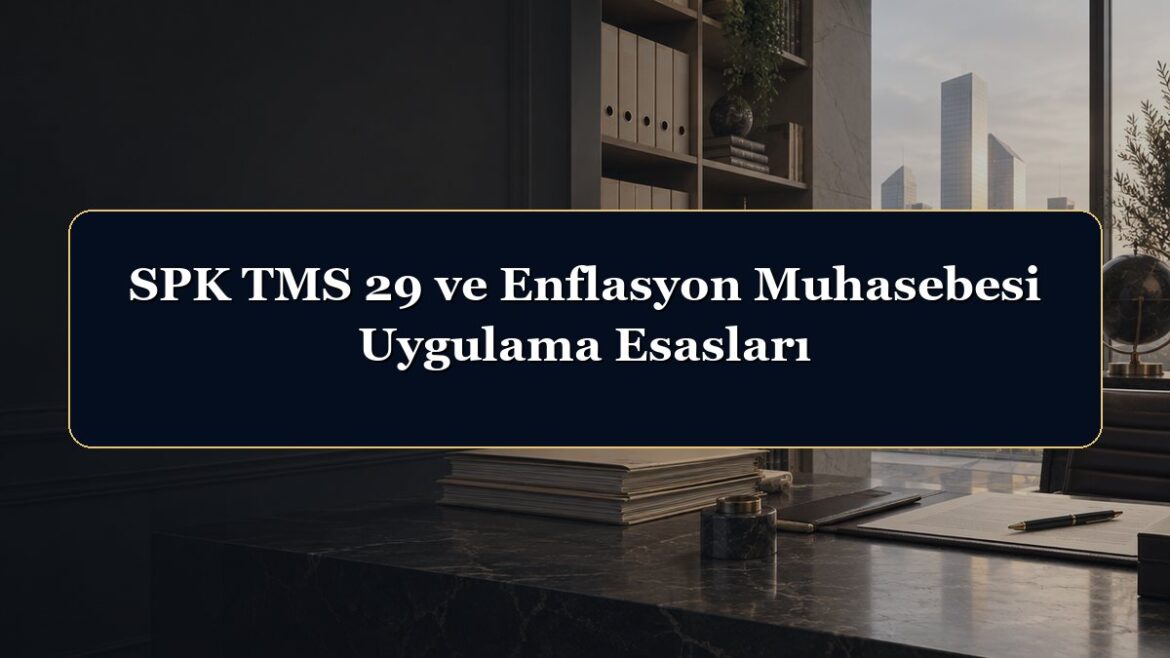 SPK TMS 29 ve Enflasyon Muhasebesi Uygulama Esasları