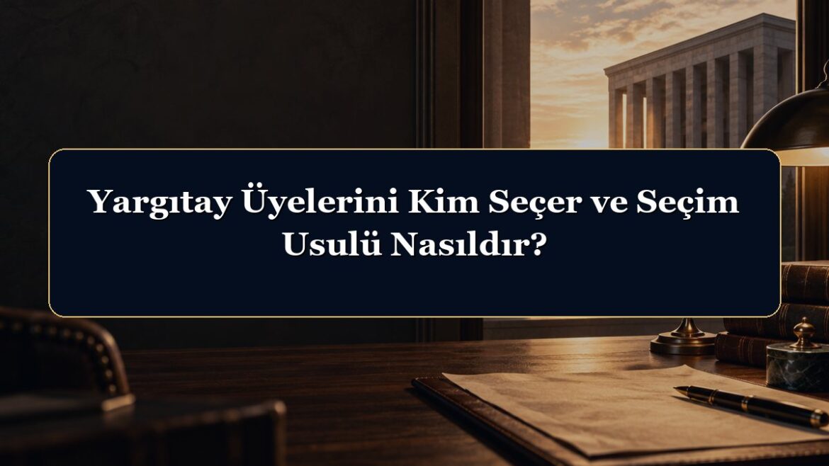 Yargıtay Üyelerini Kim Seçer ve Seçim Usulü Nasıldır?