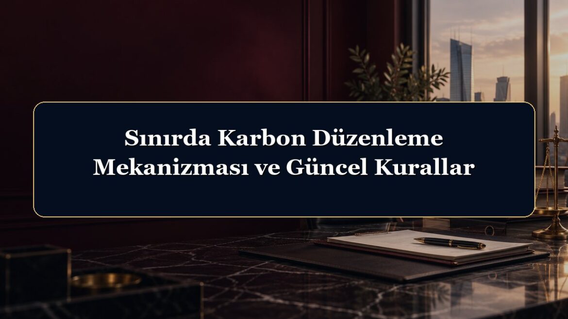 Sınırda Karbon Düzenleme Mekanizması ve Güncel Kurallar