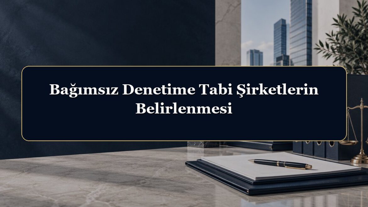 Bağımsız Denetime Tabi Şirketlerin Belirlenmesi