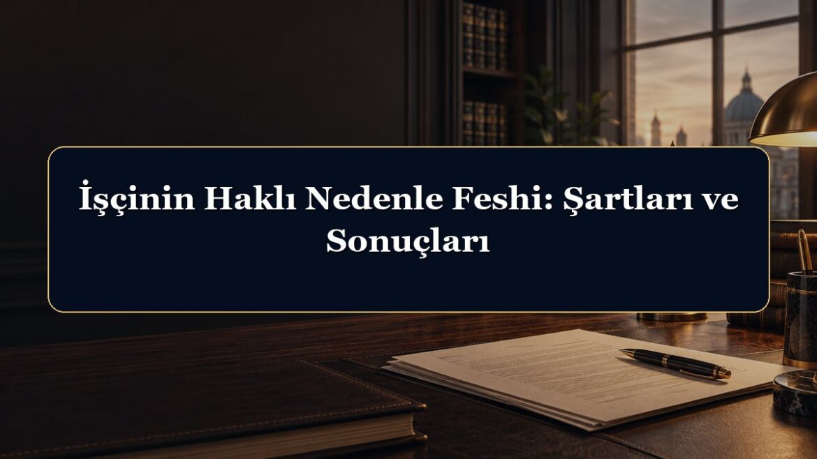 İşçinin Haklı Nedenle Feshi: Şartları ve Sonuçları