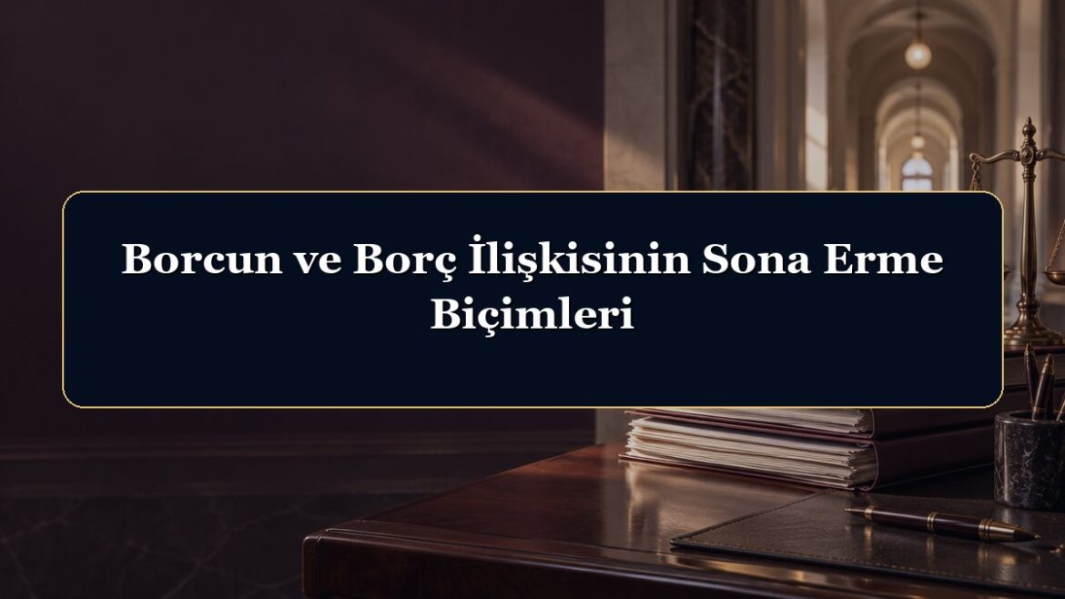 Borcun ve Borç İlişkisinin Sona Erme Biçimleri