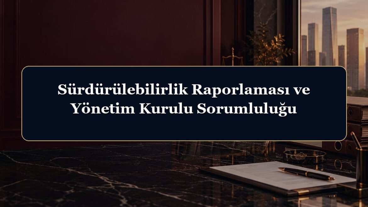 Sürdürülebilirlik Raporlaması ve Yönetim Kurulu Sorumluluğu