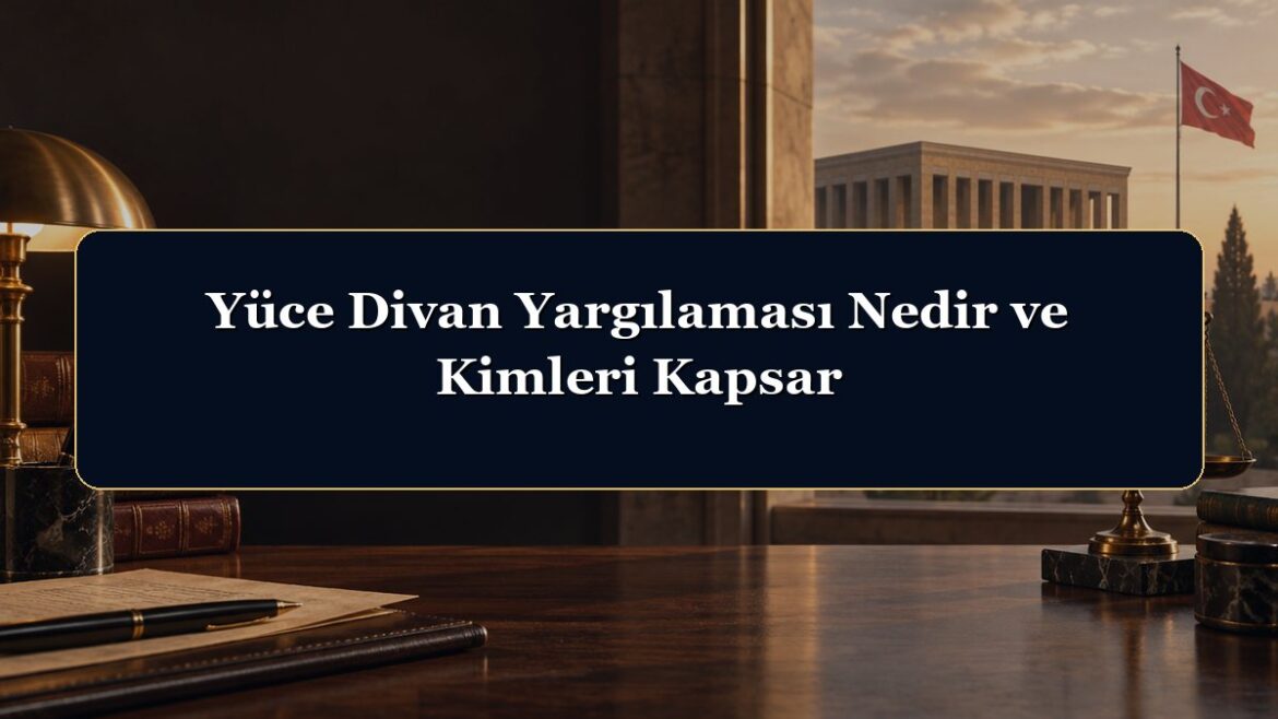 Yüce Divan Yargılaması Nedir ve Kimleri Kapsar