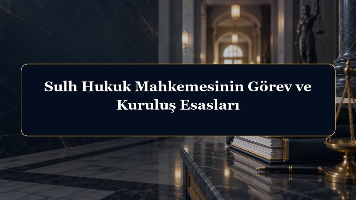 Sulh Hukuk Mahkemesinin Görev ve Kuruluş Esasları