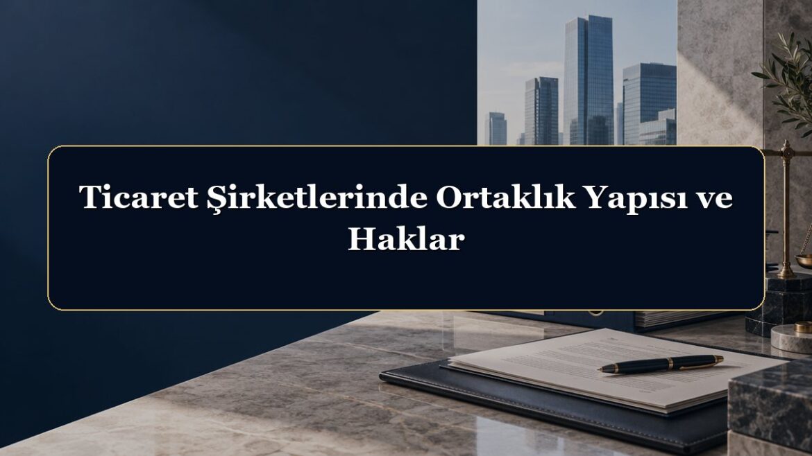 Ticaret Şirketlerinde Ortaklık Yapısı ve Haklar