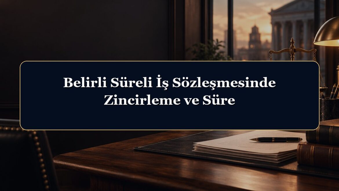 Belirli Süreli İş Sözleşmesinde Zincirleme ve Süre