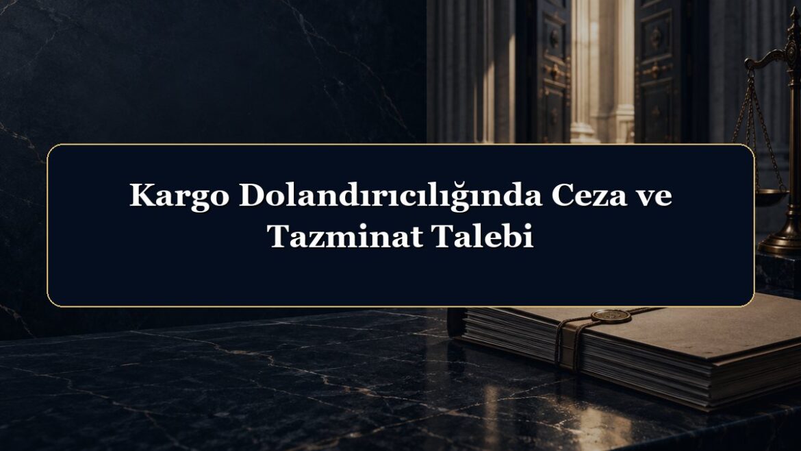 Kargo Dolandırıcılığında Ceza ve Tazminat Talebi