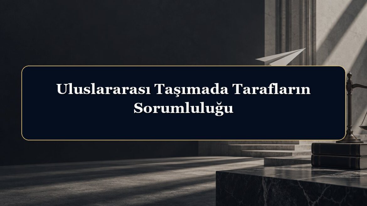 Uluslararası Taşımada Tarafların Sorumluluğu