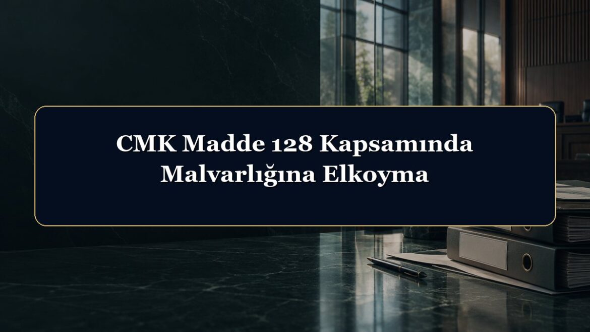 CMK Madde 128 Kapsamında Malvarlığına Elkoyma