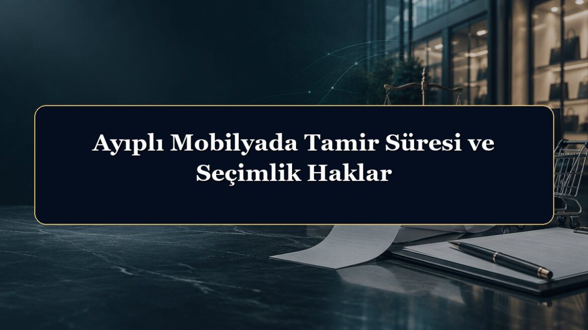 Ayıplı Mobilyada Tamir Süresi ve Seçimlik Haklar