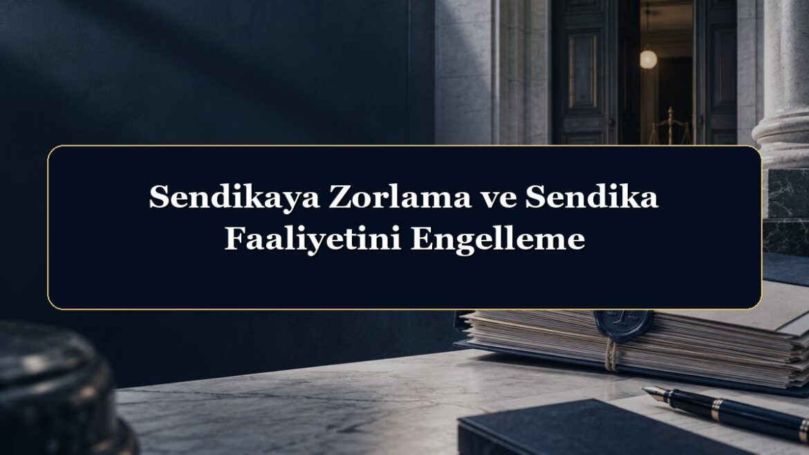 Sendikaya Zorlama ve Sendika Faaliyetini Engelleme