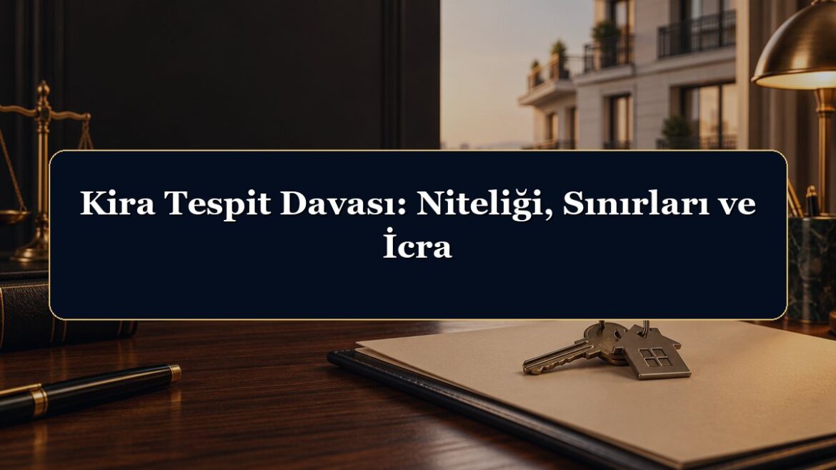 Kira Tespit Davası: Niteliği, Sınırları ve İcra