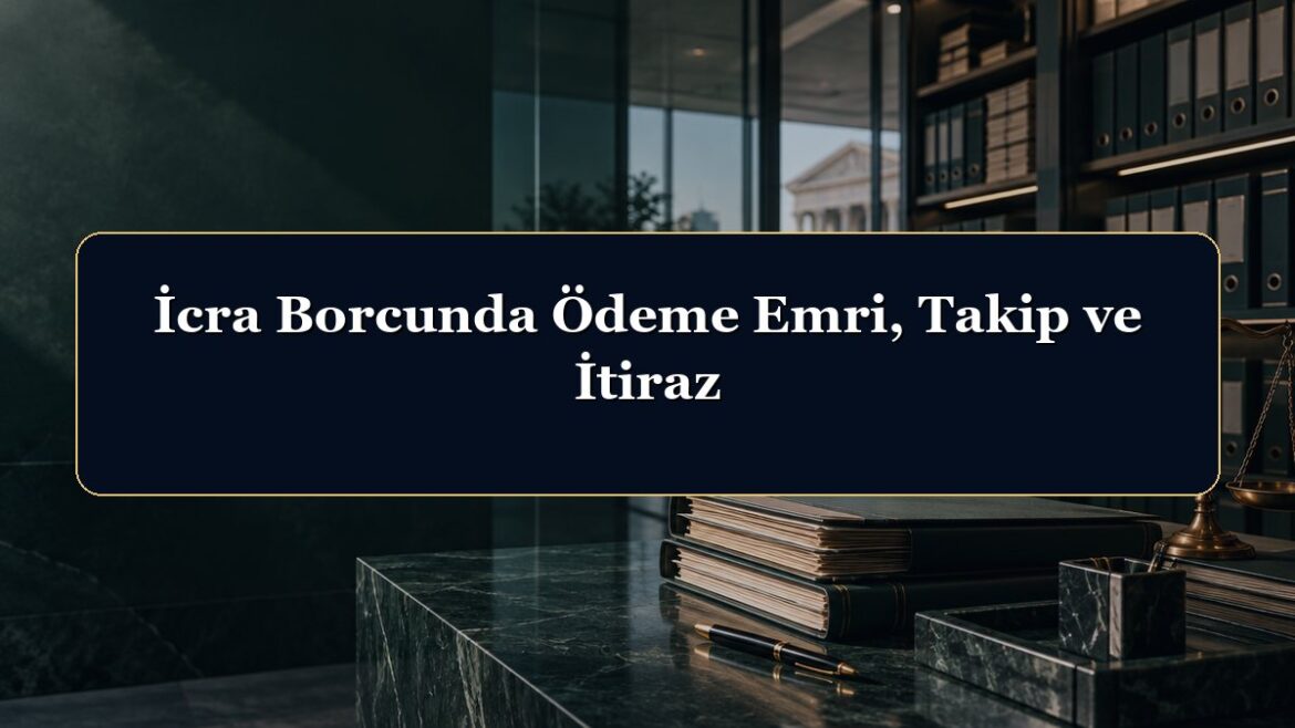 İcra Borcunda Ödeme Emri, Takip ve İtiraz