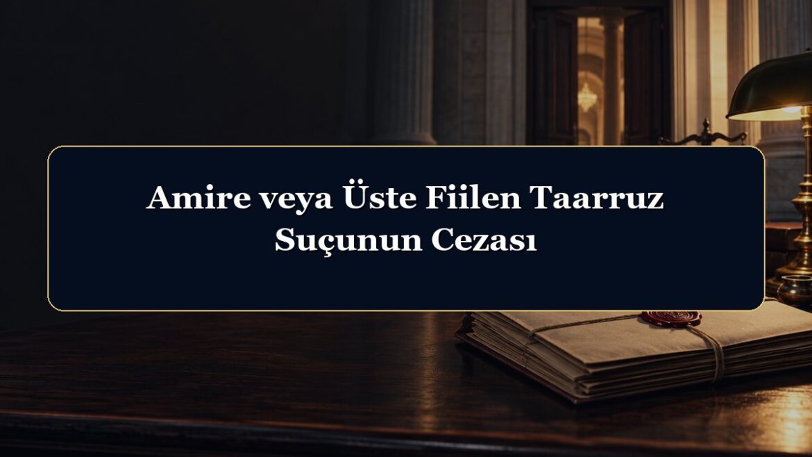 Amire veya Üste Fiilen Taarruz Suçunun Cezası