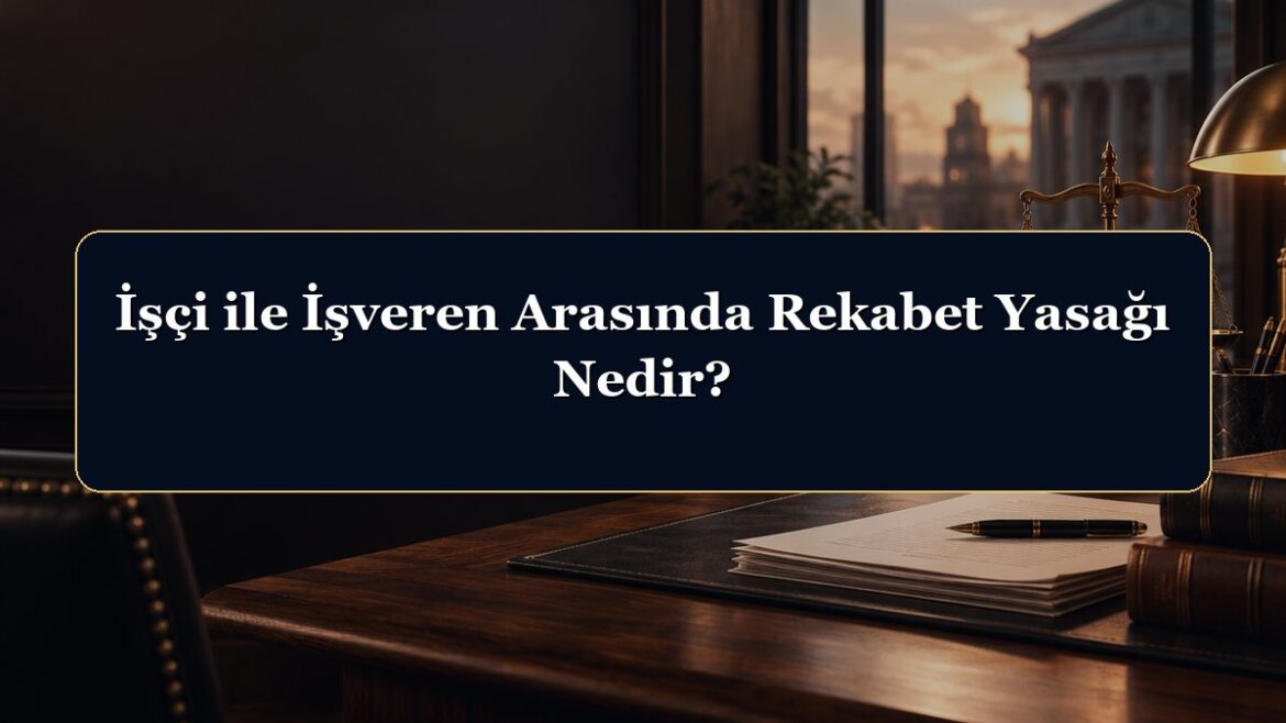 İşçi ile İşveren Arasında Rekabet Yasağı Nedir?