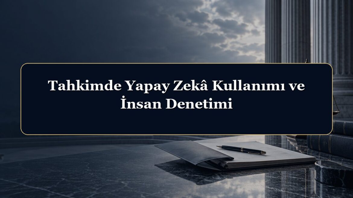 Tahkimde Yapay Zekâ Kullanımı ve İnsan Denetimi