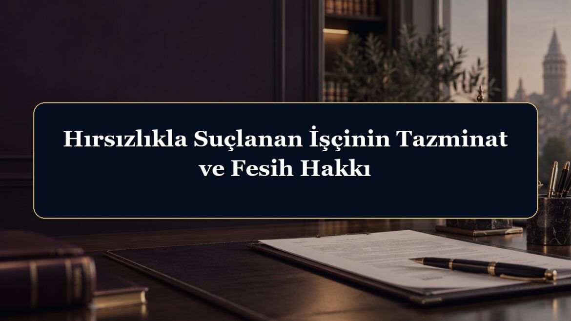 Hırsızlıkla Suçlanan İşçinin Tazminat ve Fesih Hakkı
