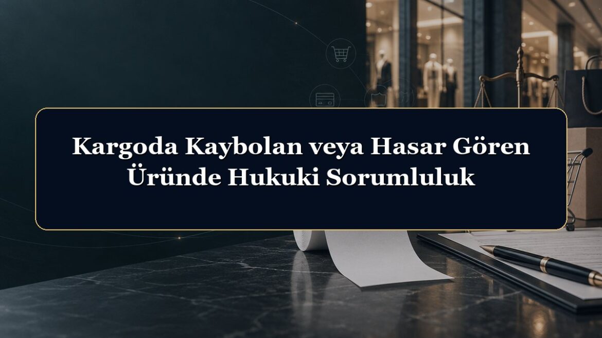 Kargoda Kaybolan veya Hasar Gören Üründe Hukuki Sorumluluk