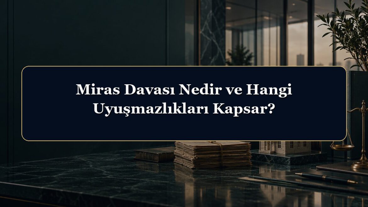 Miras Davası Nedir ve Hangi Uyuşmazlıkları Kapsar?